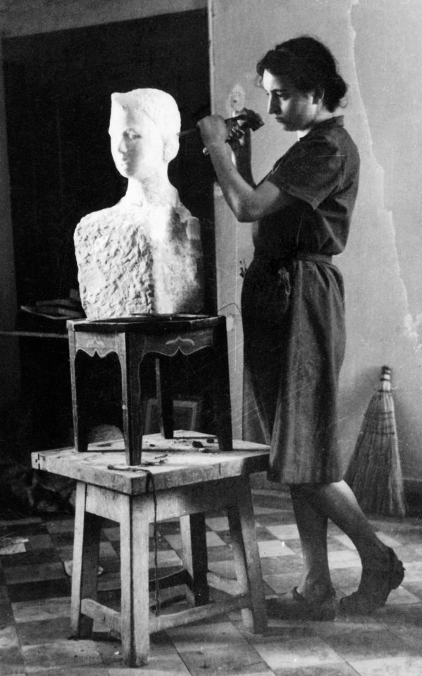 Marble bust